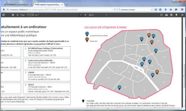 Vos adresses numériques et solidaires sur une seule carte !